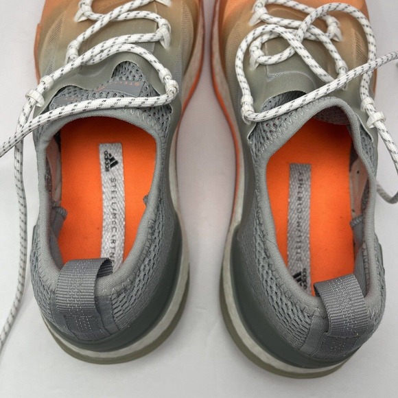 Women’s Adidas By Stella McCartney Pureboost XTr 3.0 Orange/gray Size‎ 9.5 - Picture 5 of 13